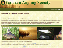 Tablet Screenshot of farnhamanglingsociety.com